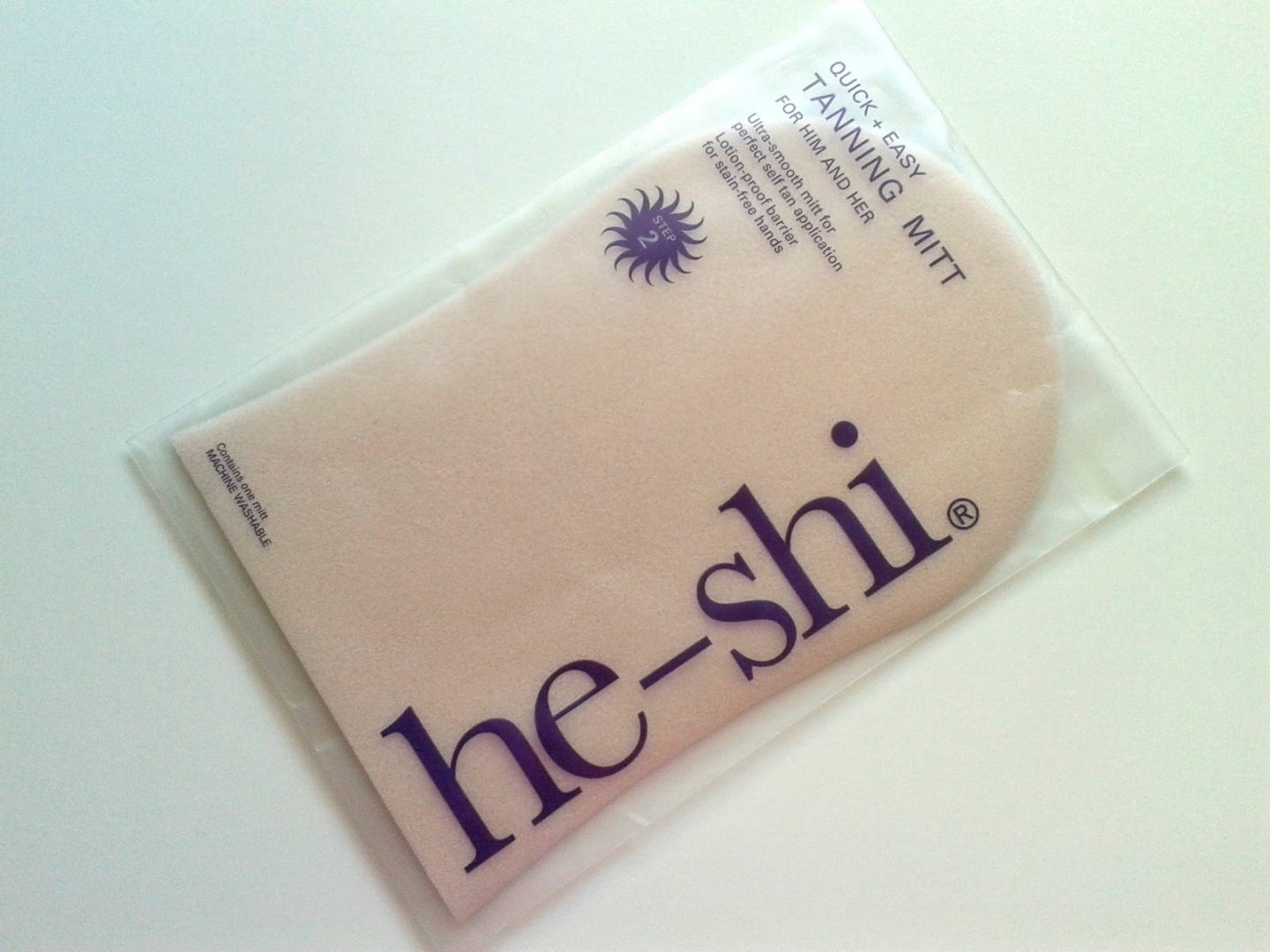 He-Shi Tanning Mitt Summer Self Tanning Beauty Review