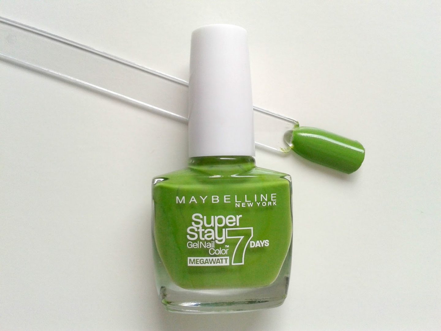 Maybelline New York Super Stay 7 Days Gel Nail Colours Beauty Review Lime me up Swatch