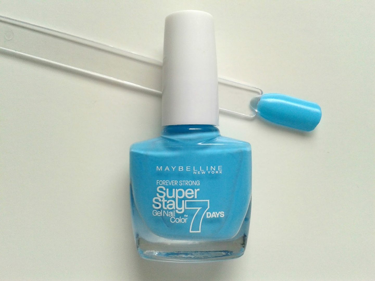 Maybelline New York Super Stay 7 Days Gel Nail Colours Beauty Review Swatch Uptown Blue