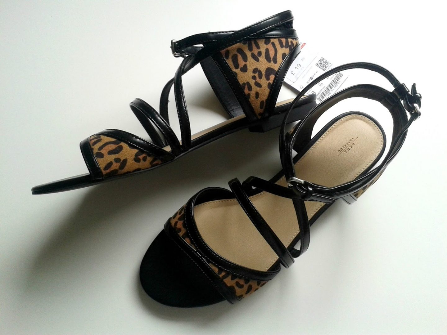 Zara TRF Trafaluc Combined Print Strappy Sandal Sale Haul