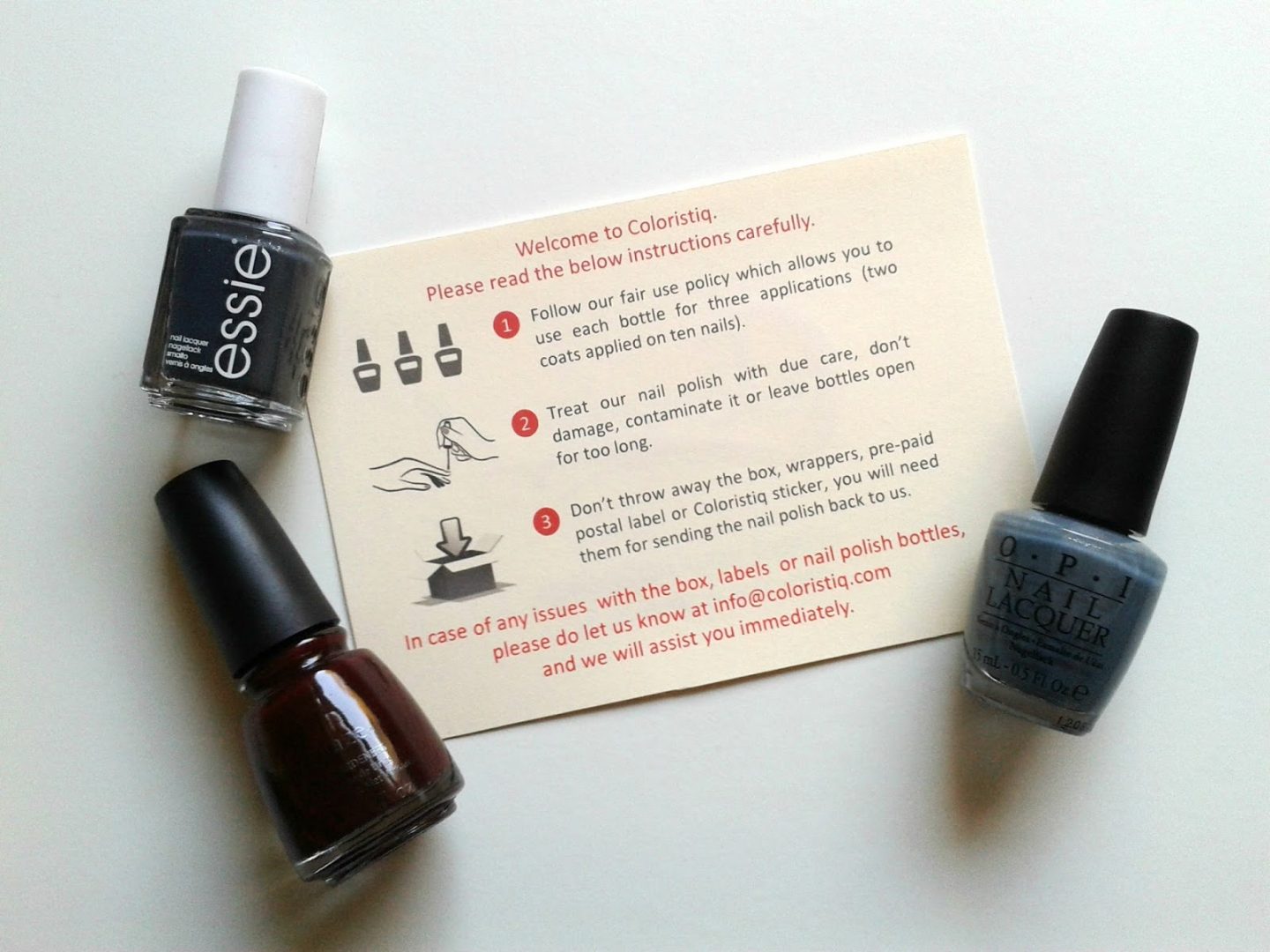 Coloristiq Beauty Review China Glaze OPI Essie Nail Polishes