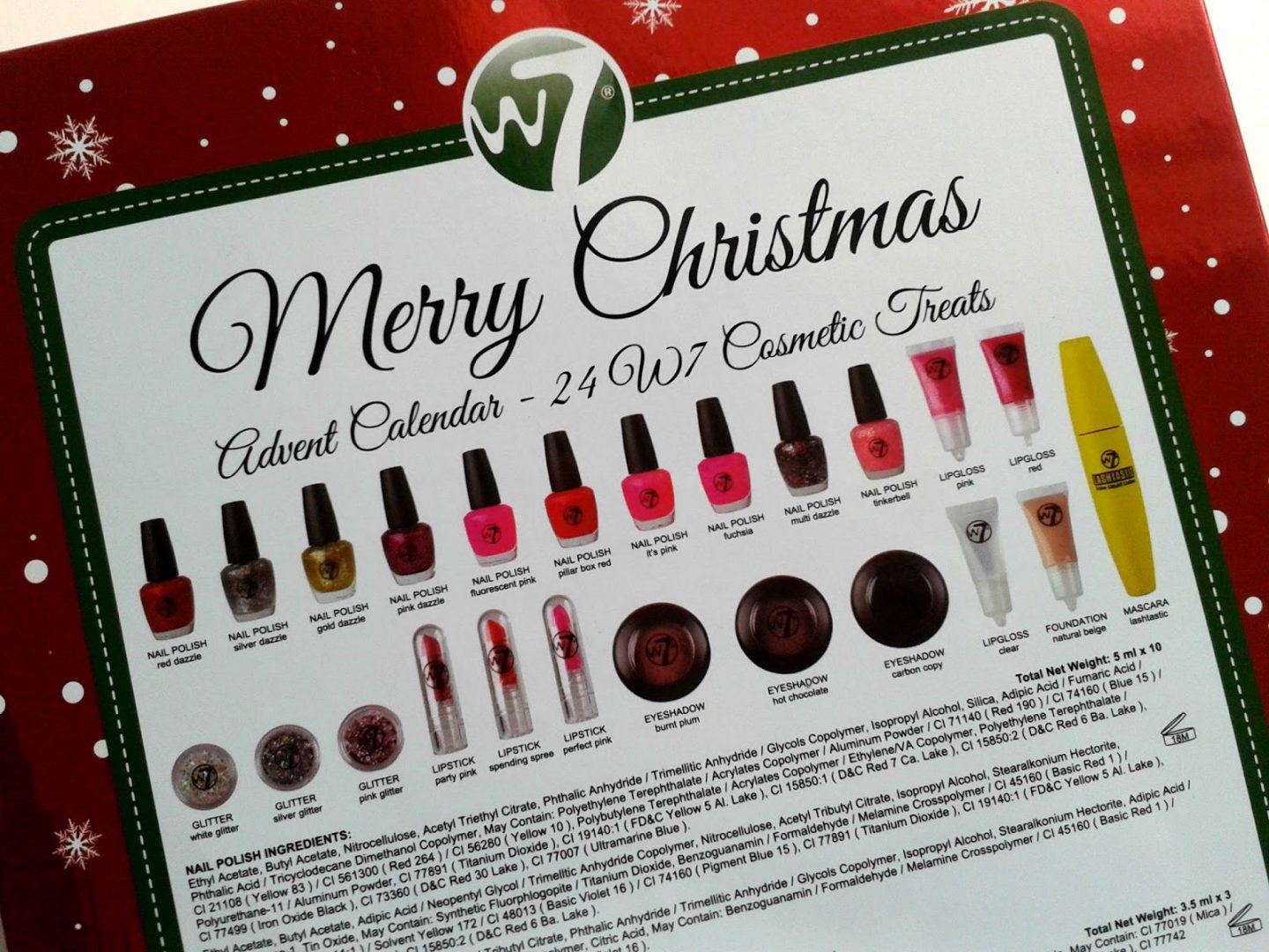 W7 Countdown to Christmas Advent Calendar REVIEW