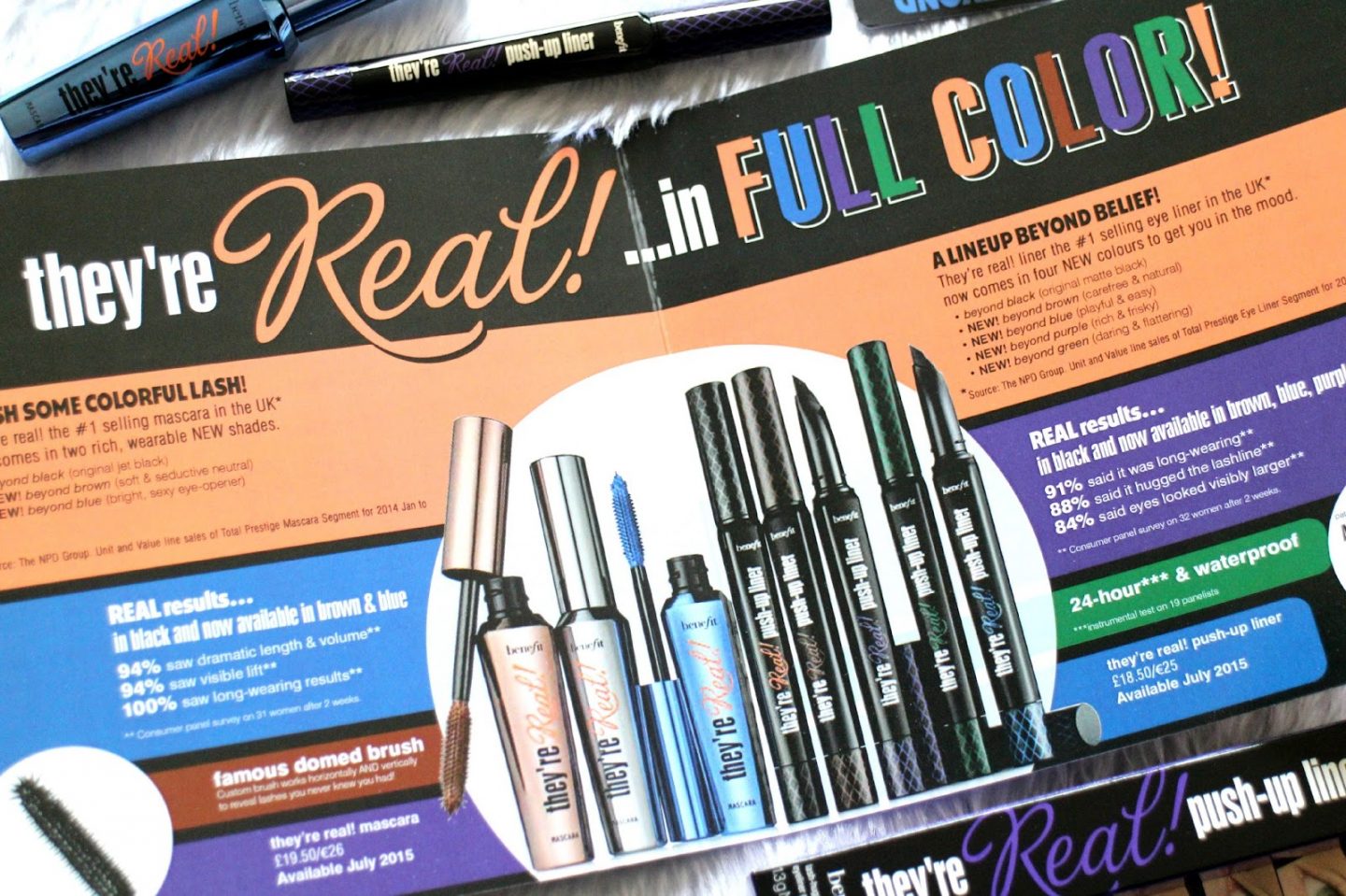 Benefit They're Real Review Colours
