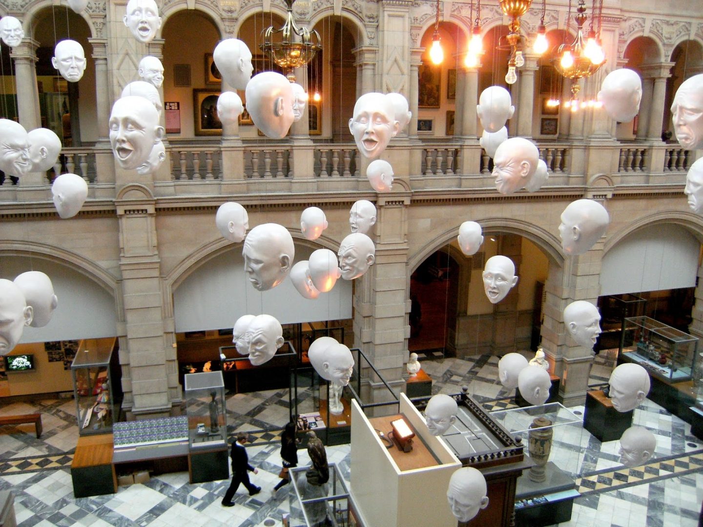 Kelvingrove Art Gallery and Museum Floating Heads