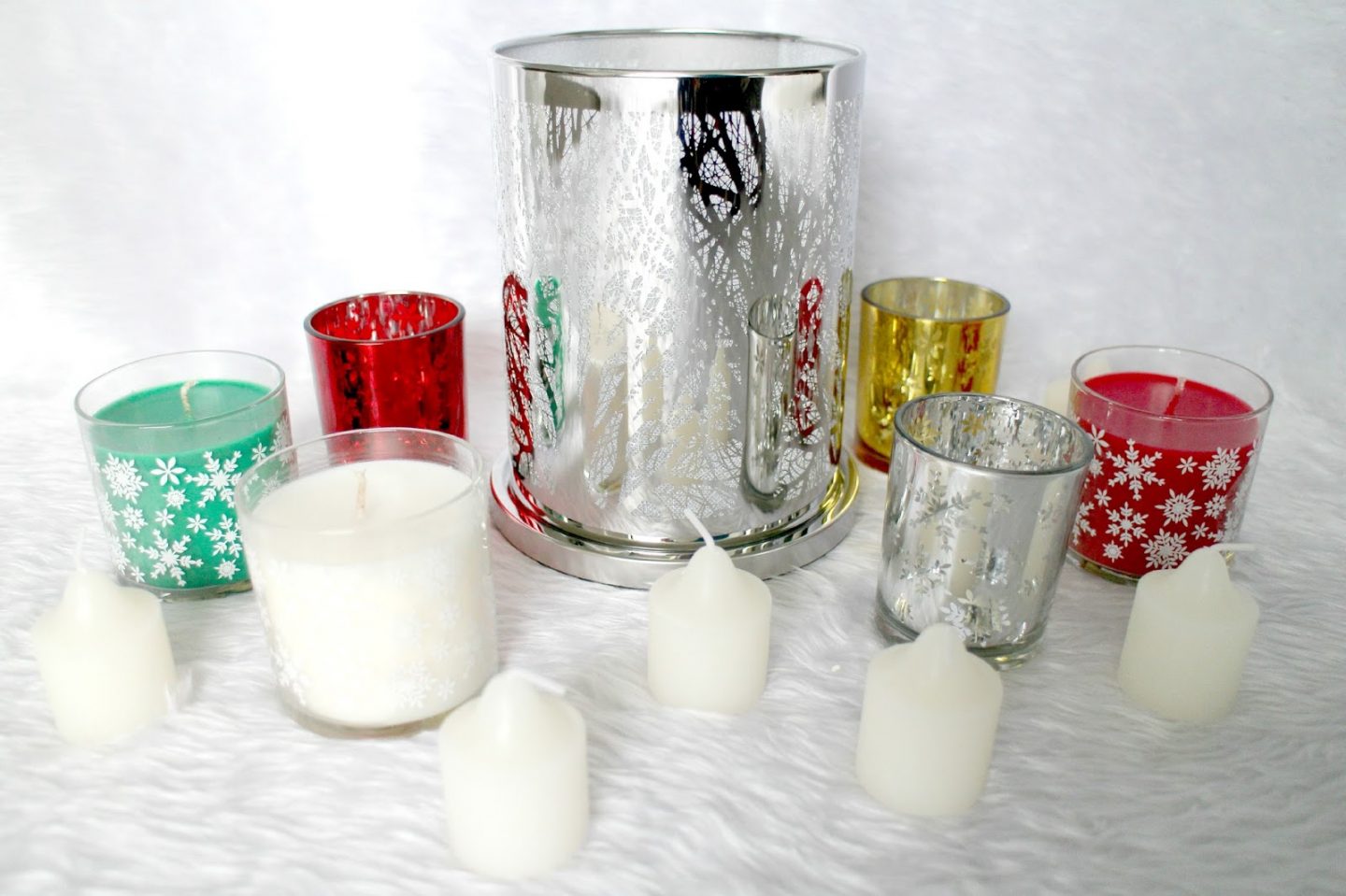 Partylite Christmas Candles
