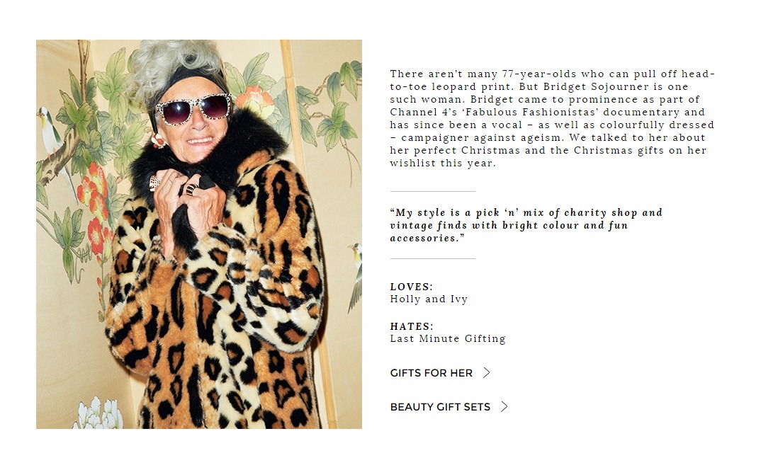 Bridget Sojourner House Of Fraser Christmas