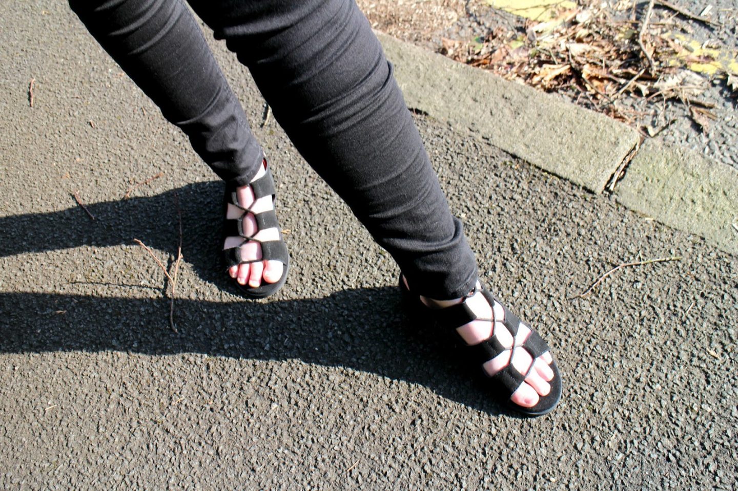 River Island Lace-Up Sandals