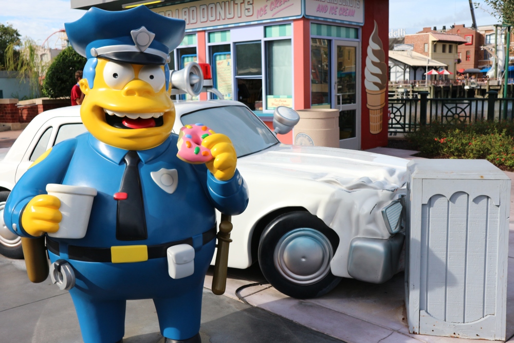 universal studios simpsons donut