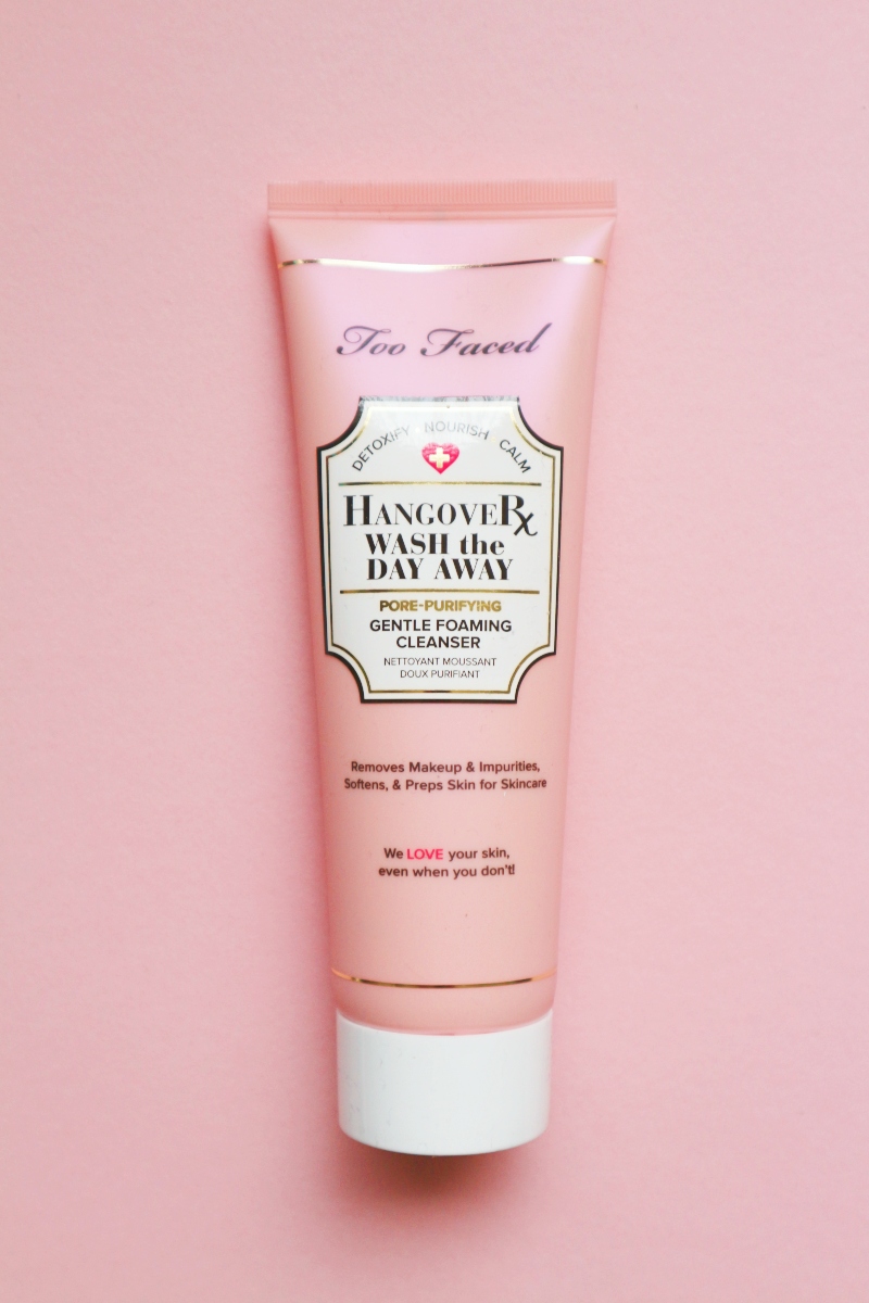 too faced hangover wash away the day cleanser review