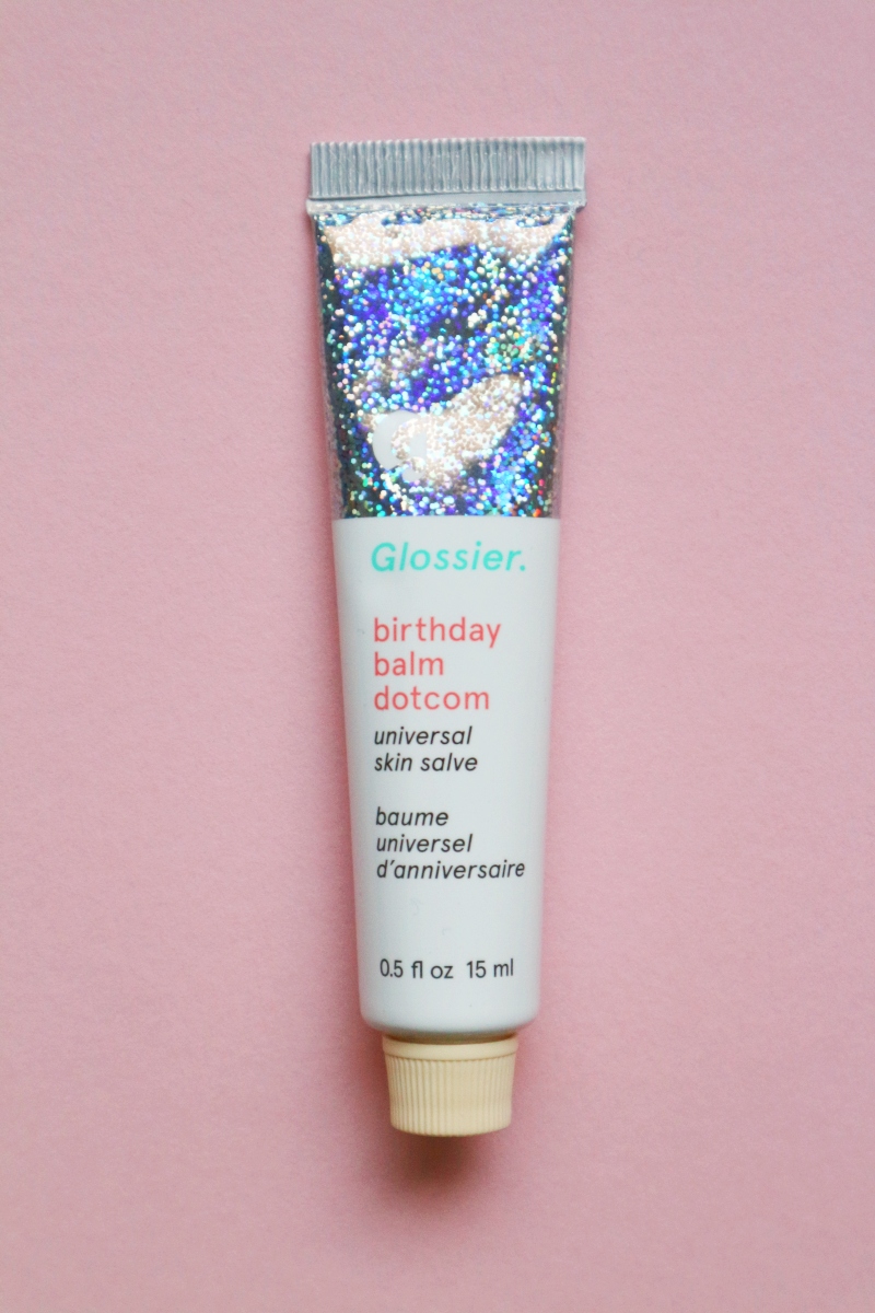 glossier balm dotcom birthday