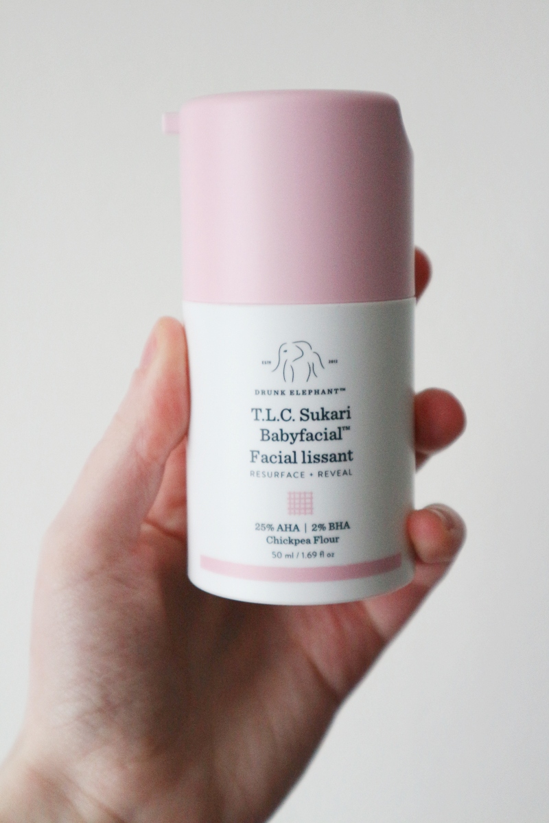 drunk elephant tlc sukari babyfacial review