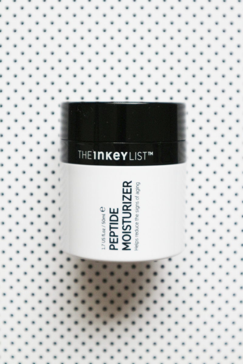 inkey list peptide moisturiser review