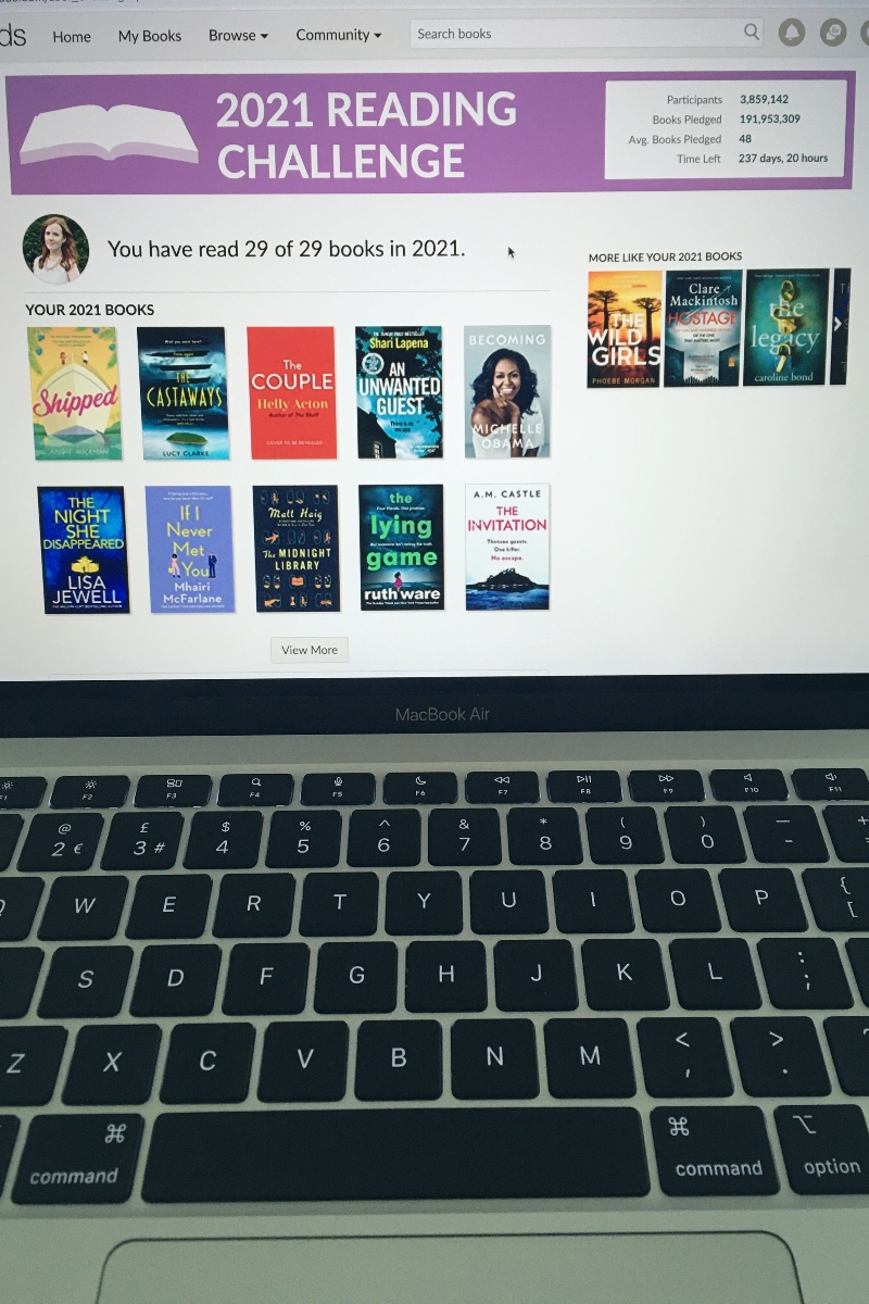 goodreads 2021 reading challenge
