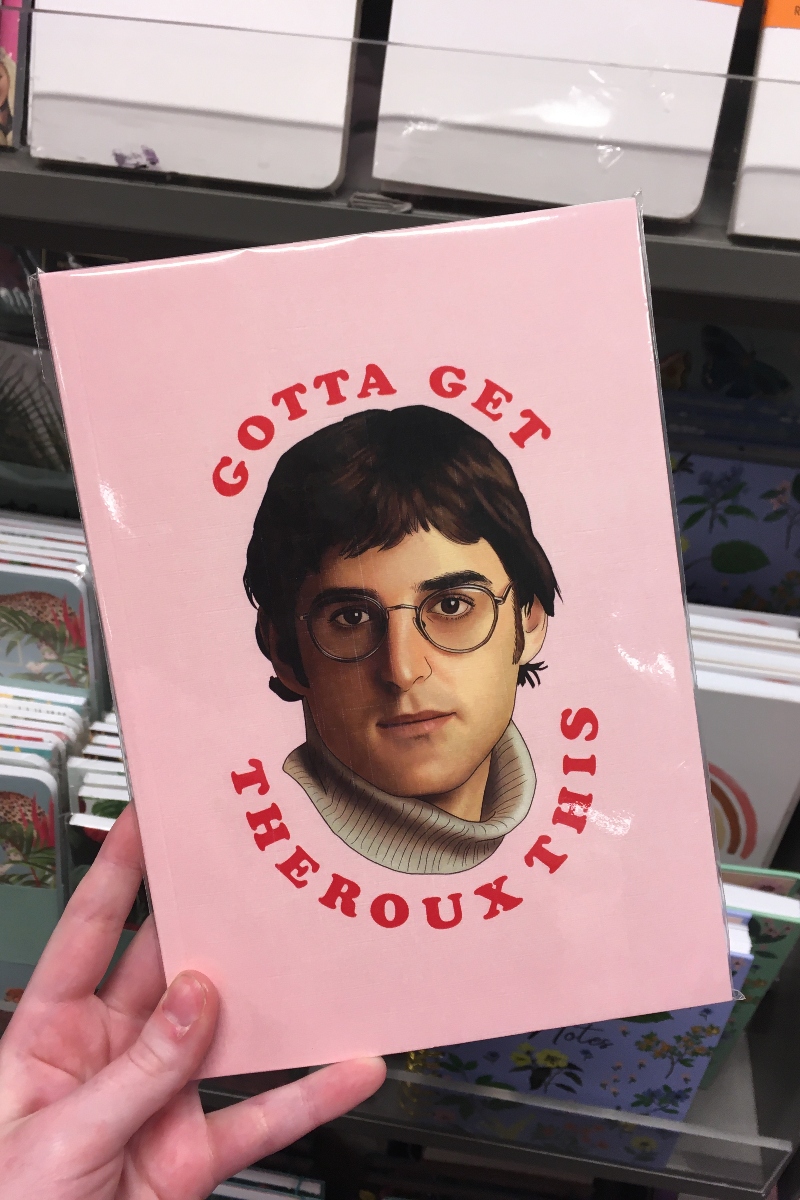 gotta get theroux this notebook