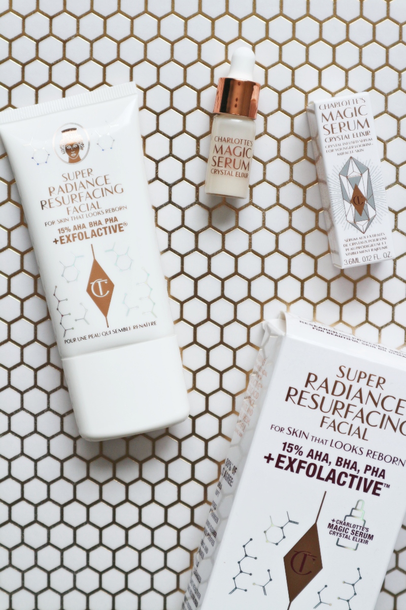 charlotte tilbury super radiance resurfacing facial review