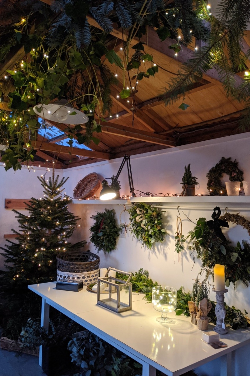 christmas wreath workshop in scotland