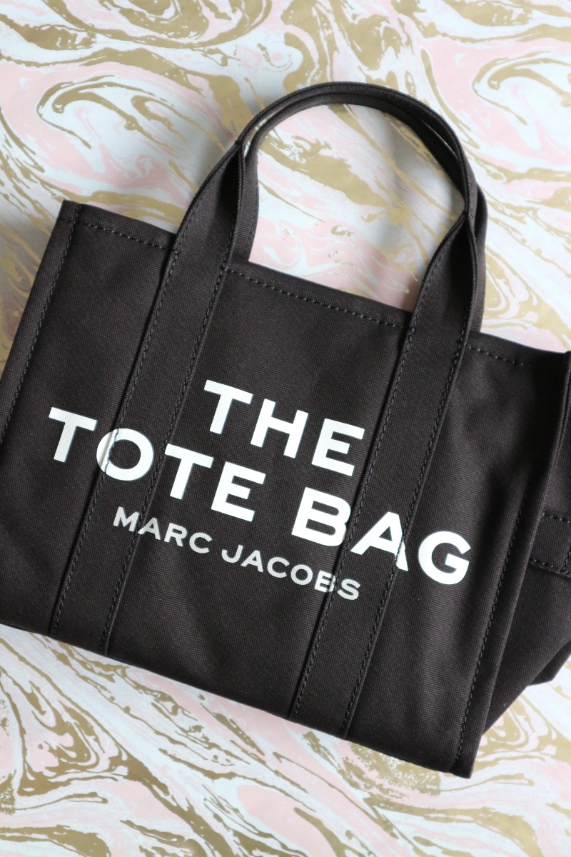 marc jacobs medium tote bag black