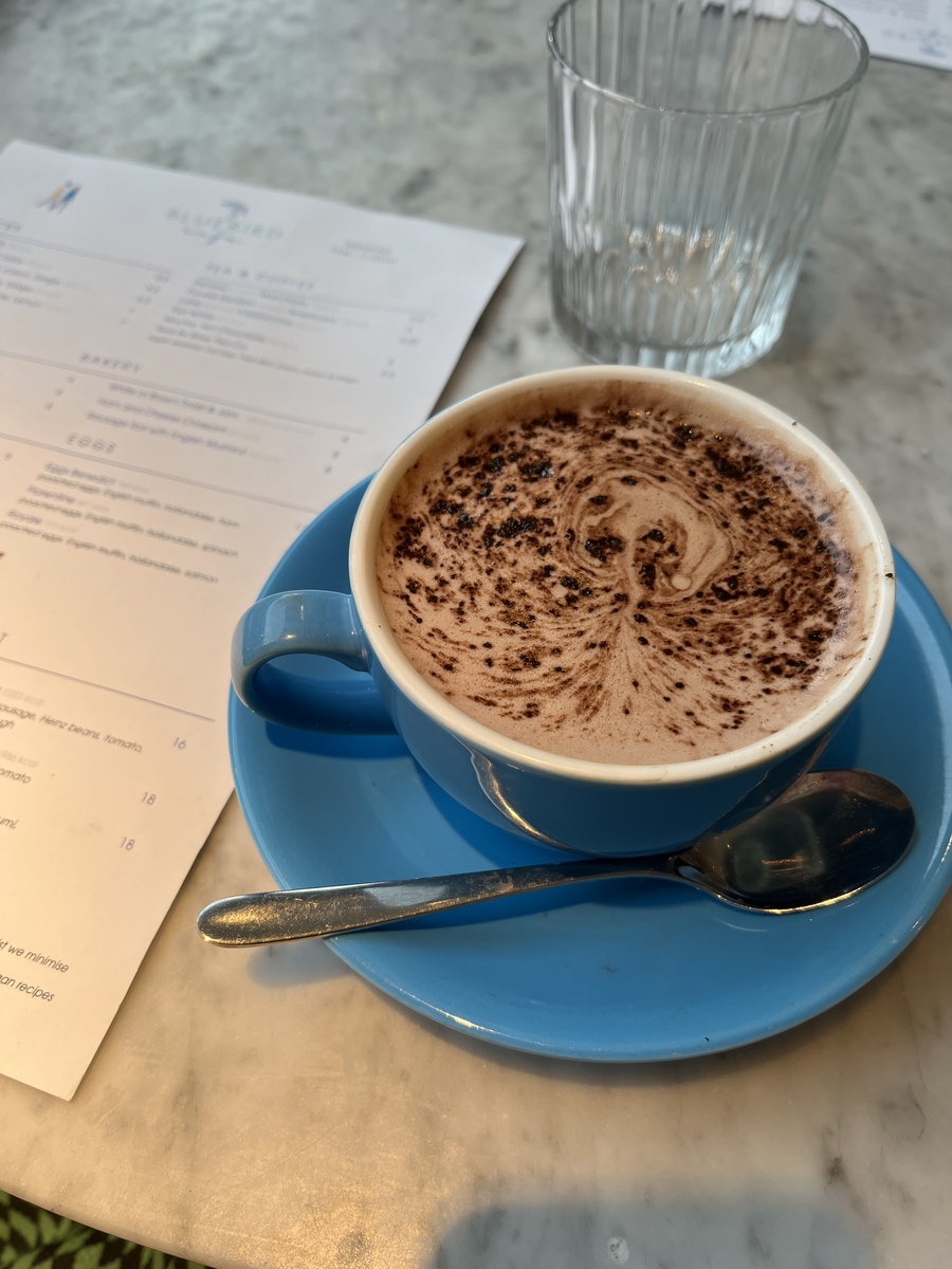 bluebird london hot chocolate