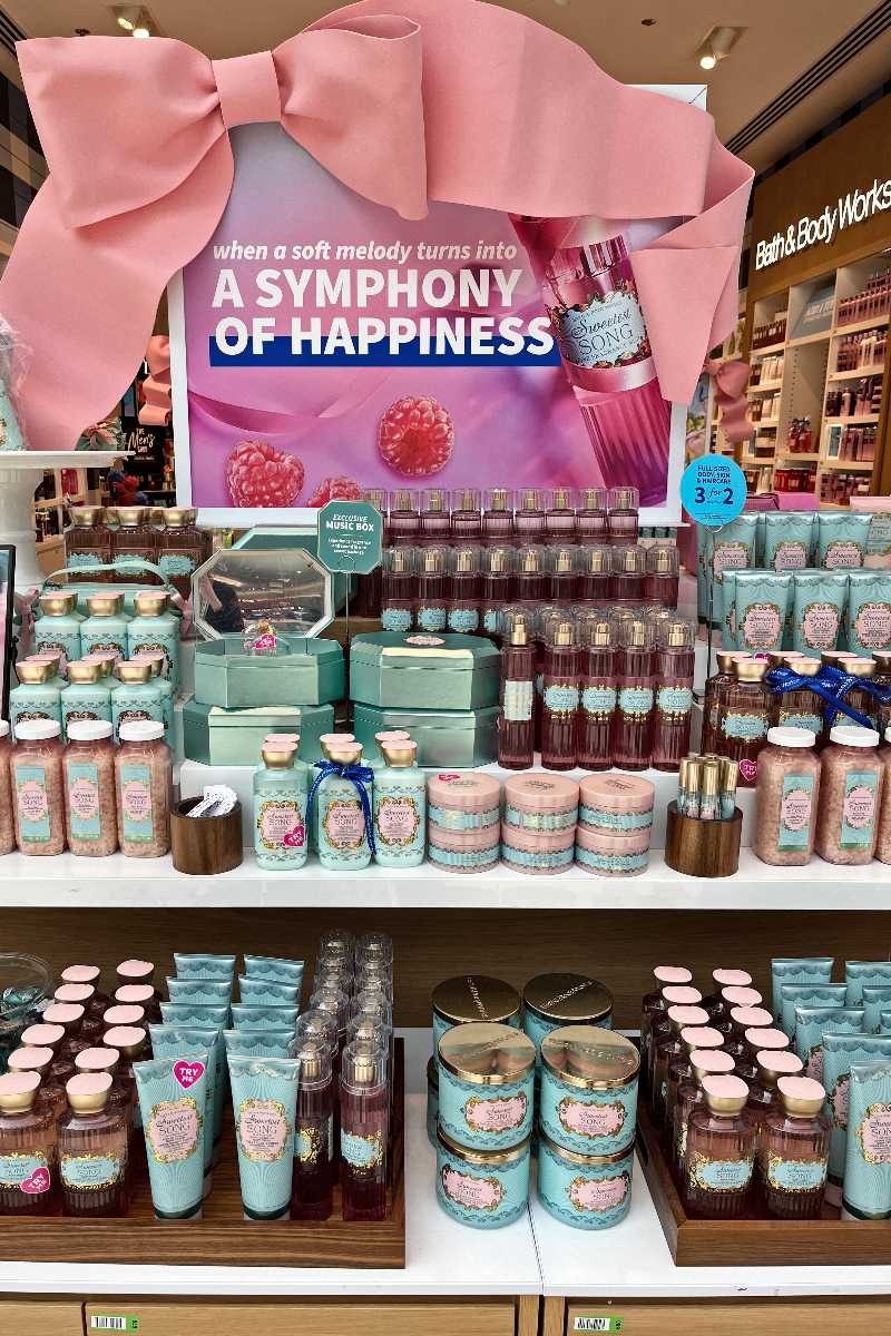 bath and body works sweetest song