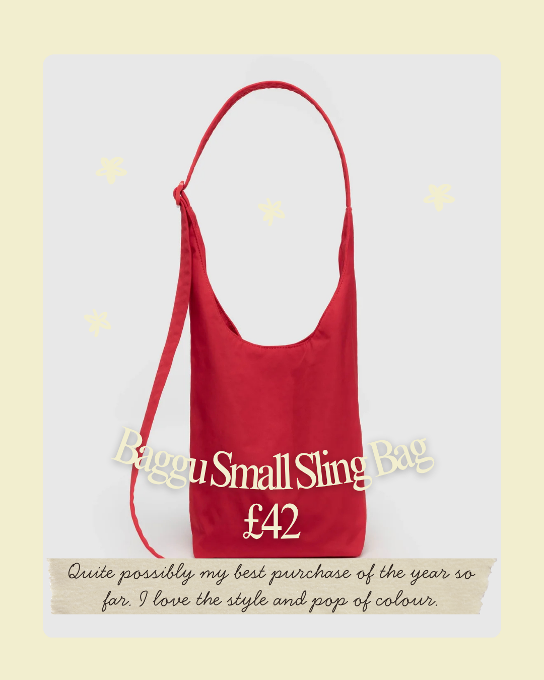 baggu small sling bag review